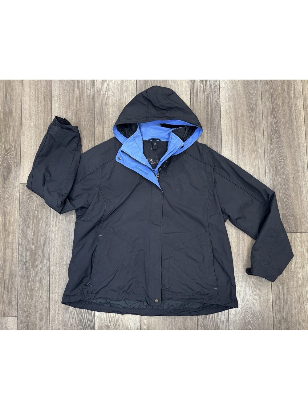 LL Bean Women’s Storm Chaser 3 In 1 Windbreaker Water repellent Jacket Sz 1x
